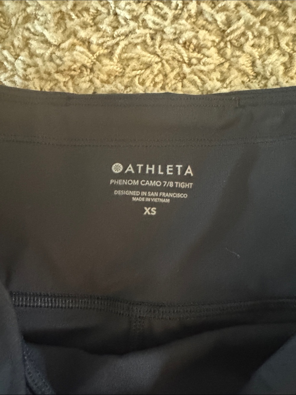 Athleta Black High-Rise Performance 7/8 Tights - Picture 2 of 3